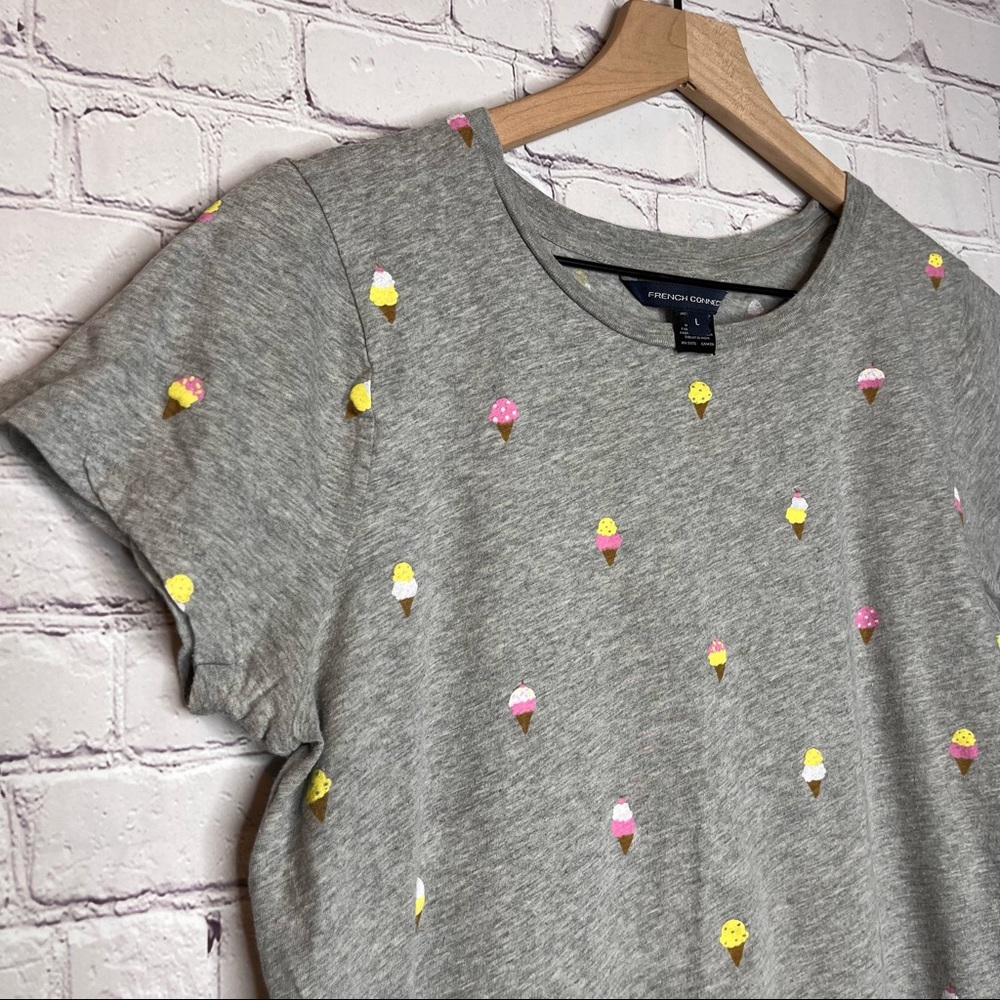 French Connection ice cream t-shirt